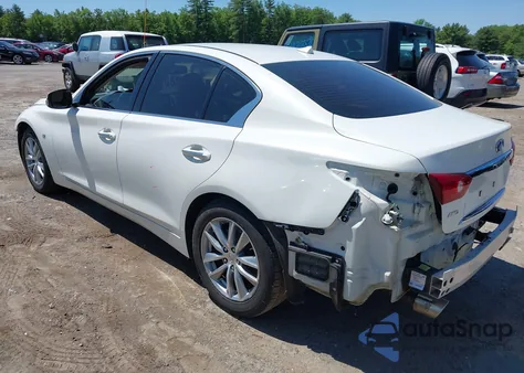2014 Infiniti Q50 Premium z USA, uszkodzony, nr VIN JN1BV7AR3EM681886
